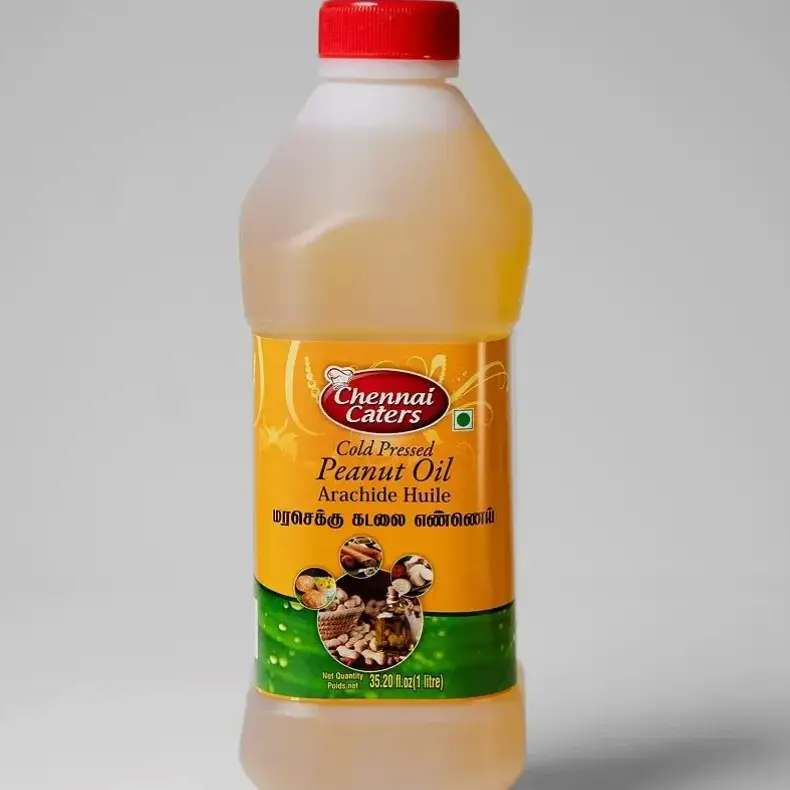 CHENNAI CATERS COLD PRESSED PEANUT OIL 1LTR