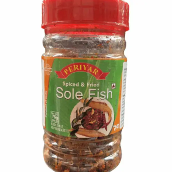 PERIYAR SPICED & FRIED SOLE FISH 75G